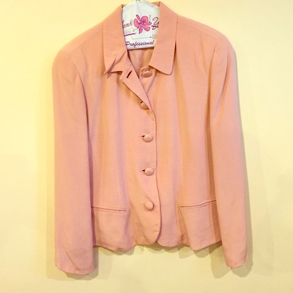 Two Piece Pastel Pink Blazer and Skirt!!