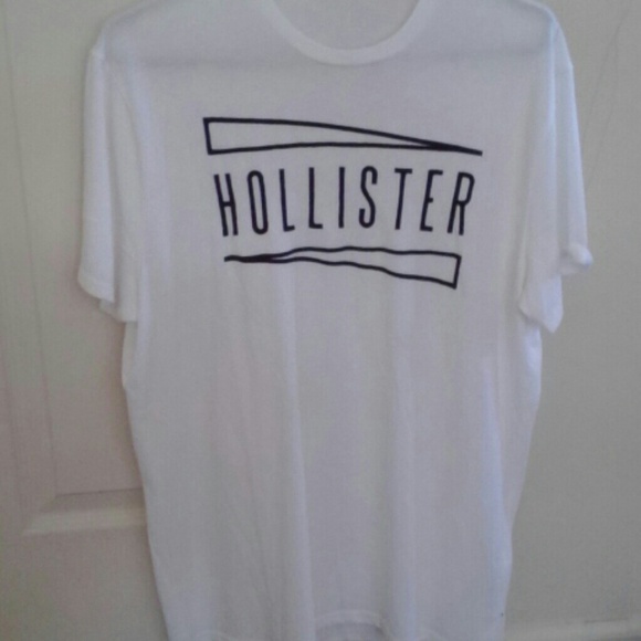 Mens Hollister black and white tee