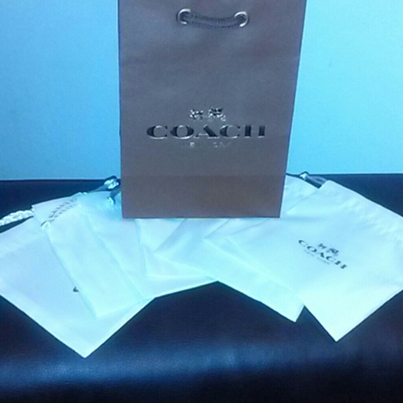 7 Coach Satin Bags