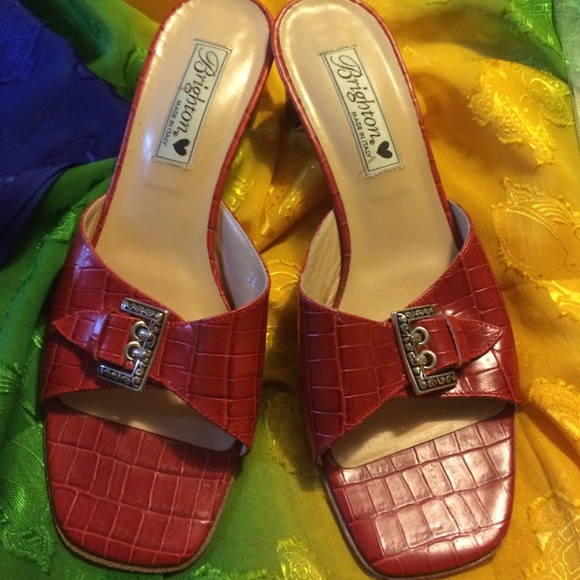 Brighton Shoes - Red Brighton sandals