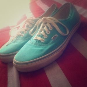 Aqua Blue Vans