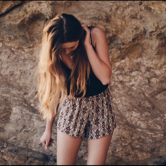 Brandy Melville Tribal Patterned Shorts