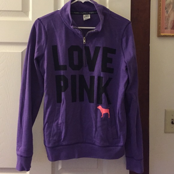 Purple Victoria's Secret light sweater