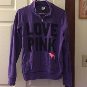 Purple Victoria's Secret light sweater