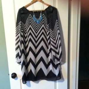 Chevron Sheath Dress