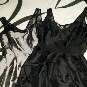 Dresses. They are very short.