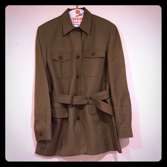 Khaki Blazer and Belt with Tortoise Accents!!