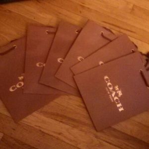 6 Coach Shopping Bags