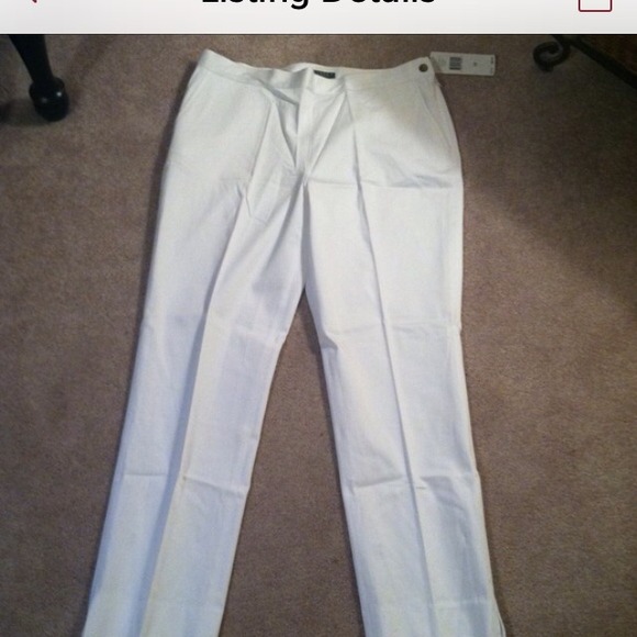 Ralph Lauren white slacks
