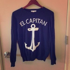 Navy blue sweater from Forever 21