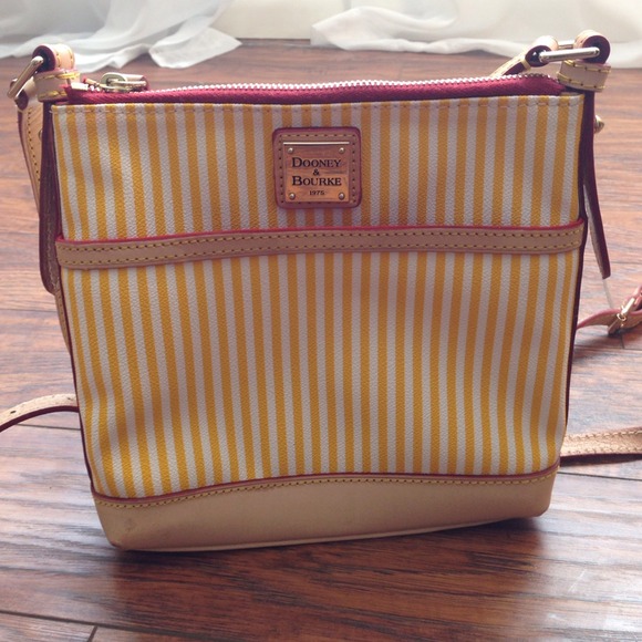 Dooney and Bourke striped cross body bag