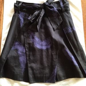 -SOLD- Marc Jacobs Black Blue Printed Skirt