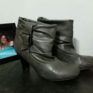 Grey Ankle Boots