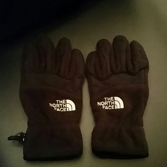 Girls northface gloves