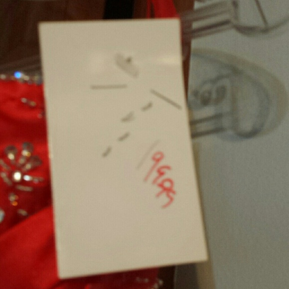 Nwt Red prom dress - Picture 3 of 4