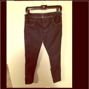 Forever 21 dark wash skinny jeans.