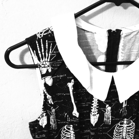 ModCloth glow in the dark anatomical dress