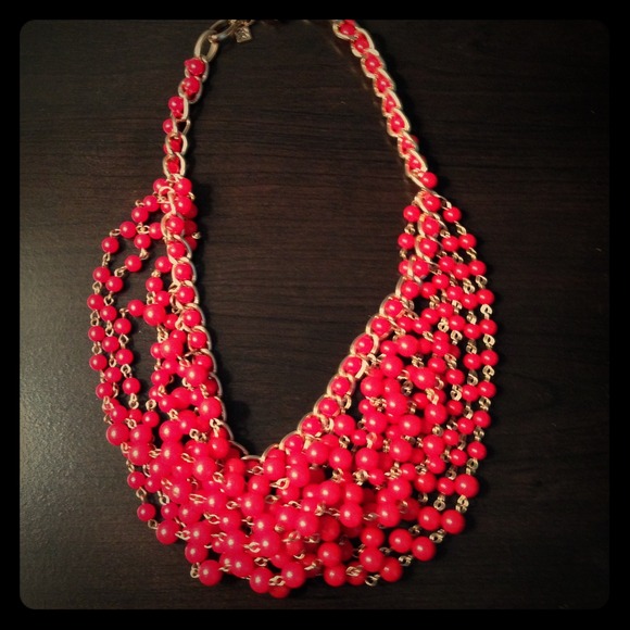 Banana Republic Jewelry - Red beaded necklace