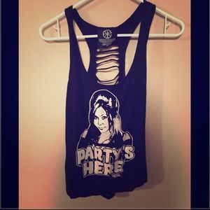 Forever 21 snooki party's here tank top.