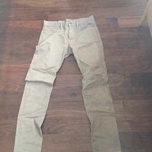 H & M khaki slim fit jeans