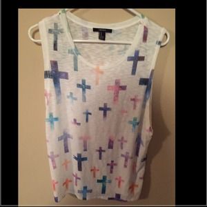 Forever 21 cross tank top.