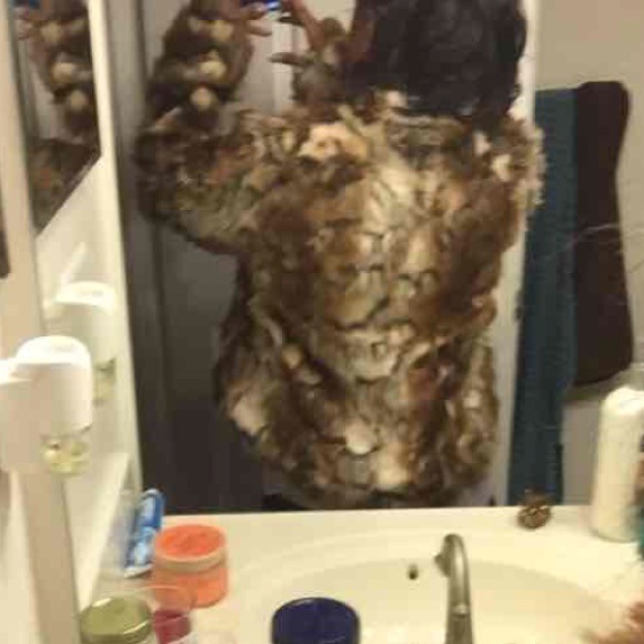 Faux fur coat - Picture 2 of 3