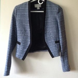 Blue tweed jacket