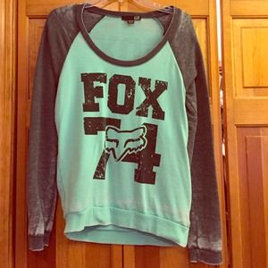 Fox crew neck
