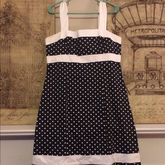 Black & white polka dot sundress - Picture 1 of 3