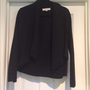 Open front sweater jacket