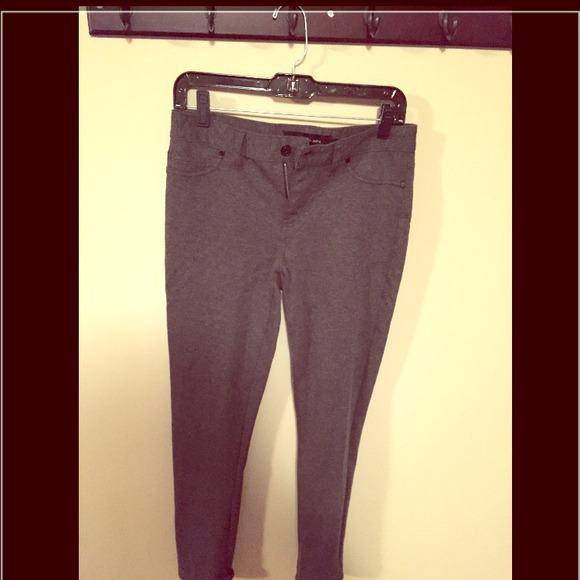 Calvin Klein grey jeans.