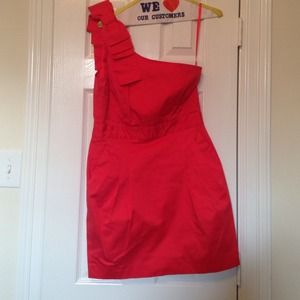 Coral dress, only worn once