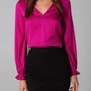 Diane von Furstenberg | Pink Dickinson Top |