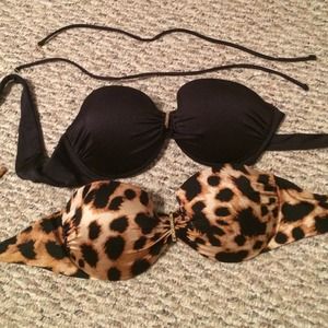 Strapless Victorias Secret push-up bandeau