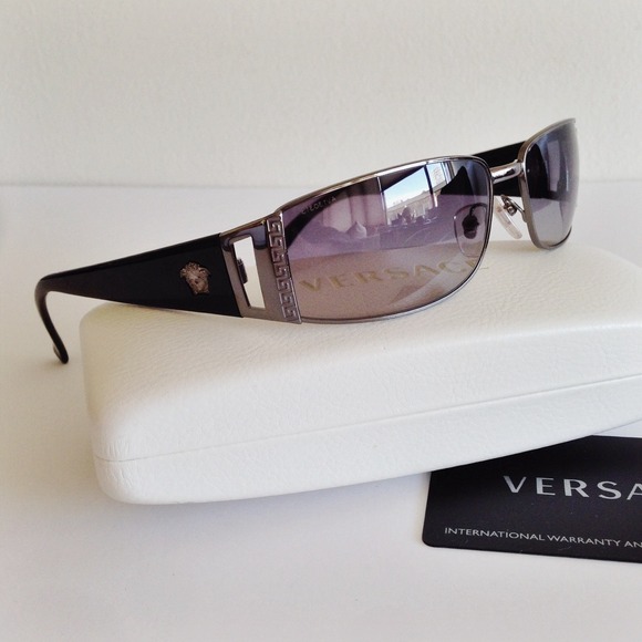 Authentic Versace Metal Framed Sunglasses