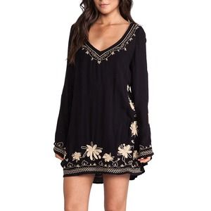 Free People | Sky Fall Dress in Black Combo