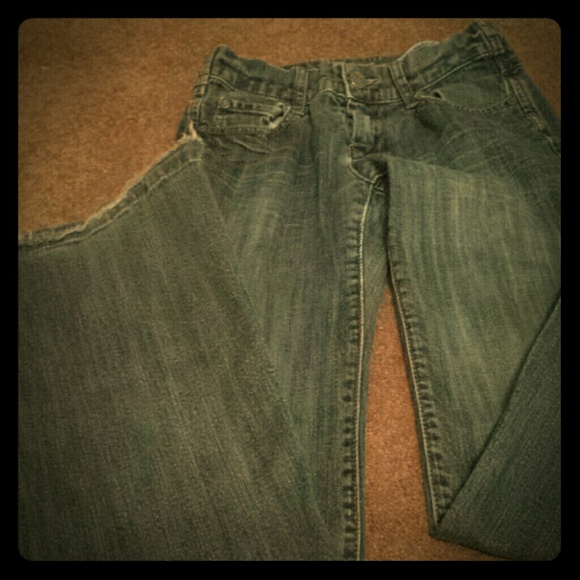 DENIM WIDE LEG JEANS