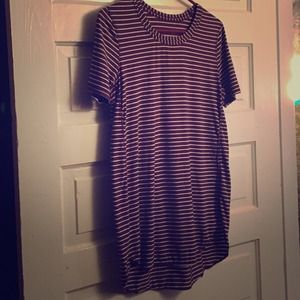 lovely purple striped tunic