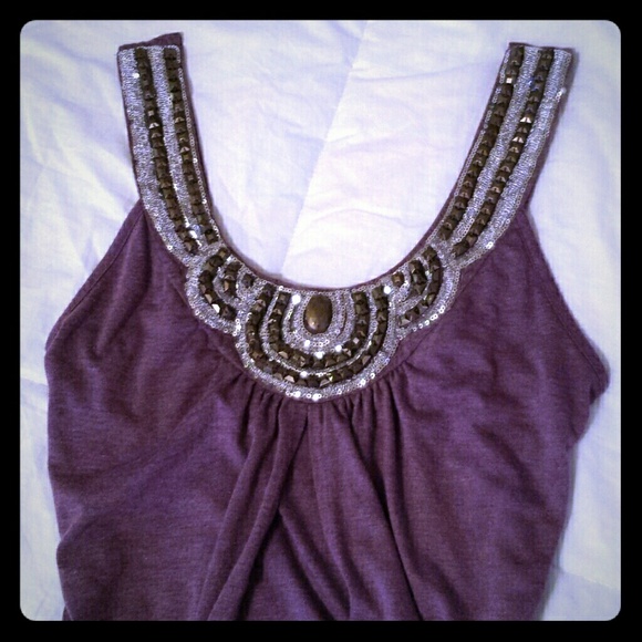 Purple tank