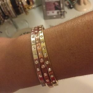 ❤️SOLD❤️Brazalete! White!Gold!Red Gold