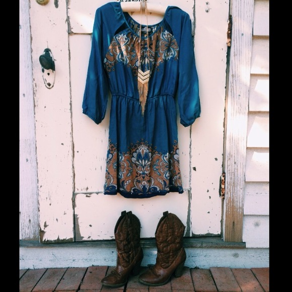 Western-style dress.