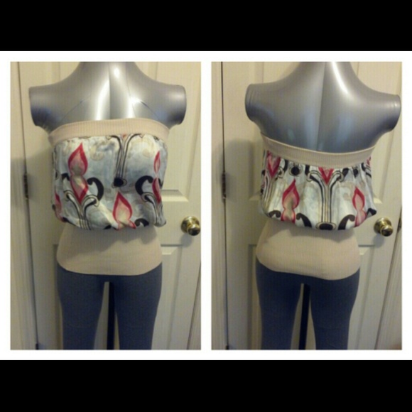 bebe Tops - SEXY TAN SILK BEBE TOP SHIRT M