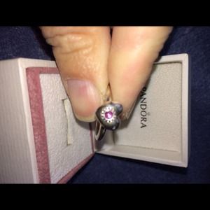 Retired Pandora treasured heart ring size 7