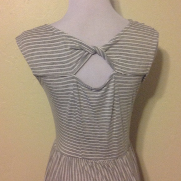 BUNDLED! Gray Striped Dress - Picture 3 of 3