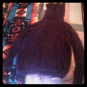 Gucci 100% angora cowl neck sweater. SO soft.