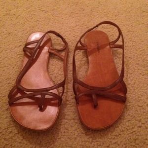 Brown sandals