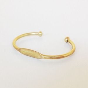 Dainty brass cuff