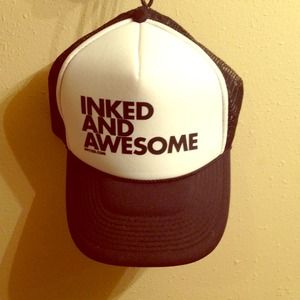 Inked and awesome trucker hat