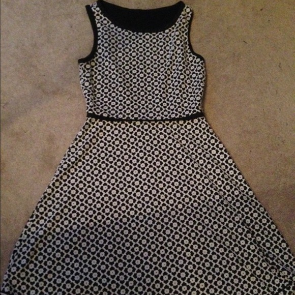 Black and white dress