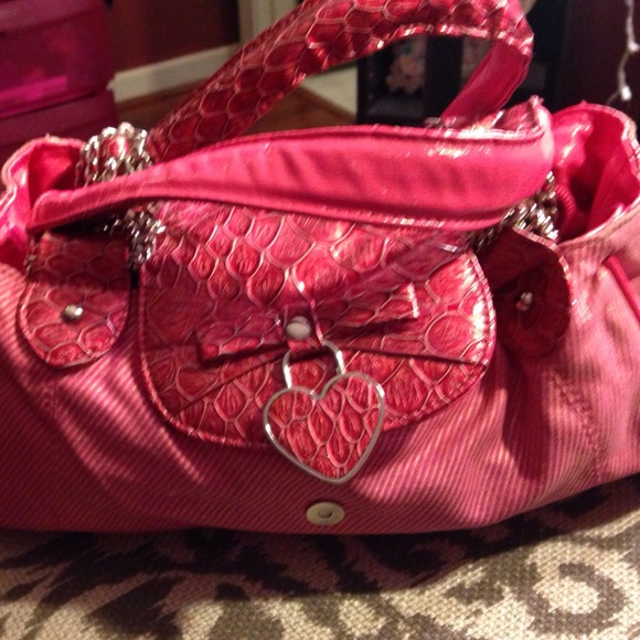Pink handbag